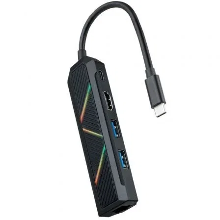 NANOCABLE 10.16.0501, Alambrico, USB 3.2 Gen 1 (3.1 Gen 1) Type-C, 100 W, 10,100,1000 Mbit/s, Negro, 4K Ultra HD NANOCABLE 10.16.0501, Alambrico, USB 3.2 Gen 1 (3.1 Gen 1) Type-C, 100 W, 10,100,1000 Mbit/s, Negro, 4K Ultra HD